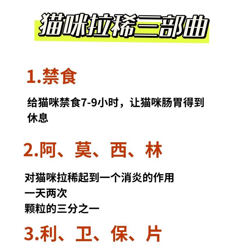 猫咪拉肚子了怎么办？推荐药物治疗方案（猫咪拉肚子的原因及有效的药物治疗方案分享）