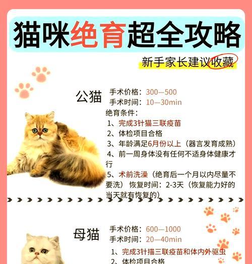 宠物绝育后的饮食时间控制（合理安排宠物绝育后的饮食间隔，）