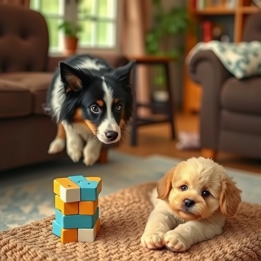 边牧和泰迪（一场智慧之争，探索狗狗养育的便利与挑战）