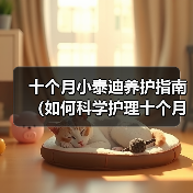 十个月小泰迪养护指南（如何科学护理十个月大的泰迪狗？）（图3）