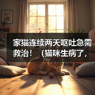 家猫连续两天呕吐急需救治！（猫咪生病了，如何正确护理？）（图3）