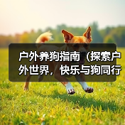 户外养狗指南（探索户外世界，快乐与狗同行）（图2）