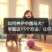 如何养护中国马犬？（掌握这15个方法，让你的宠物健康快乐成长！）（图4）