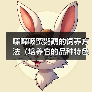 喋喋吸蜜鹦鹉的饲养方法（培养它的品种特色，让它成为你家的“明星鸟”）（图3）
