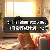 如何让德国牧羊犬听话（宠物养成计划，让你的狗狗听话又乖巧）（图3）