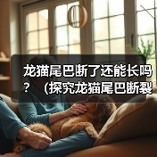 龙猫尾巴断了还能长吗？（探究龙猫尾巴断裂后的再生能力）（图3）