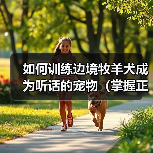 如何训练边境牧羊犬成为听话的宠物(掌握正确的训练技巧,让爱犬成为温顺听话的好伙伴)(图2) 如何训练边境牧羊犬成为听话的宠物(掌握正确的训练技巧,让爱犬成为温顺听话的好伙伴)(图2)
