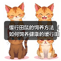 缓行田鼠的饲养方法（如何饲养健康的缓行田鼠）（图3）