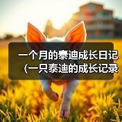 一个月的泰迪成长日记（一只泰迪的成长记录）（图3）