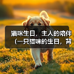 猫咪生日，主人的陪伴（一只猫咪的生日，背后的故事）