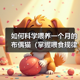 如何科学喂养一个月的布偶猫（掌握喂食规律，让宠物更健康）（图3）