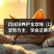 四绒球养护全攻略(以宠物为主,学会正确养护你的小毛球)(图3) 四绒球养护全攻略(以宠物为主,学会正确养护你的小毛球)(图3)