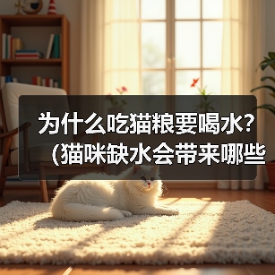 为什么吃猫粮要喝水？（猫咪缺水会带来哪些危害？）（图2）