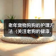 老年宠物狗狗的护理方法（关注老狗的健康，细心呵护老伴侣）（图2）