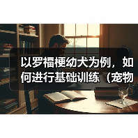 以罗福梗幼犬为例,如何进行基础训练(宠物狗的必备训练技巧,让幼犬成为乖巧听话的好伙伴)(图4) 以罗福梗幼犬为例,如何进行基础训练(宠物狗的必备训练技巧,让幼犬成为乖巧听话的好伙伴)(图4)