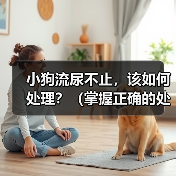 小狗流尿不止,该如何处理?(掌握正确的处理方法,让小狗健康成长)(图3) 小狗流尿不止,该如何处理?(掌握正确的处理方法,让小狗健康成长)(图3)