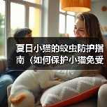 夏日小猫的蚊虫防护指南(如何保护小猫免受蚊虫叮咬的伤害?)(图1) 夏日小猫的蚊虫防护指南(如何保护小猫免受蚊虫叮咬的伤害?)(图1)