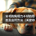 金毛狗狗视力不好的原因及应对方法(关爱你的金毛,保护它的视力健康)(图2) 金毛狗狗视力不好的原因及应对方法(关爱你的金毛,保护它的视力健康)(图2)