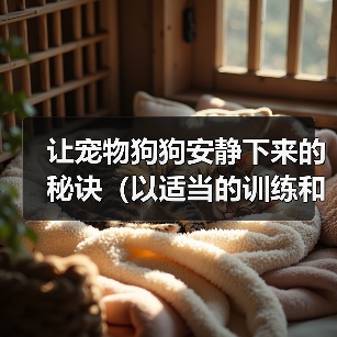 让宠物狗狗安静下来的秘诀(以适当的训练和生活习惯改变让狗狗更加平静)(图4) 让宠物狗狗安静下来的秘诀(以适当的训练和生活习惯改变让狗狗更加平静)(图4)