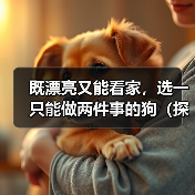 既漂亮又能看家，选一只能做两件事的狗（探讨狗的美观与实用性，让你找到理想的宠物）（图2）