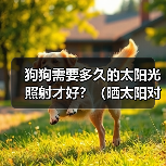 狗狗需要多久的太阳光照射才好？（晒太阳对狗狗的好处及注意事项）（图4）