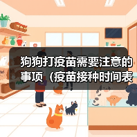 狗狗打疫苗需要注意的事项(疫苗接种时间表和保护幼犬健康的关键)(图2) 狗狗打疫苗需要注意的事项(疫苗接种时间表和保护幼犬健康的关键)(图2)