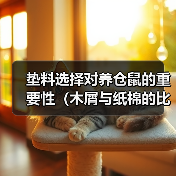 垫料选择对养仓鼠的重要性(木屑与纸棉的比较及其影响因素)(图1) 垫料选择对养仓鼠的重要性(木屑与纸棉的比较及其影响因素)(图1)